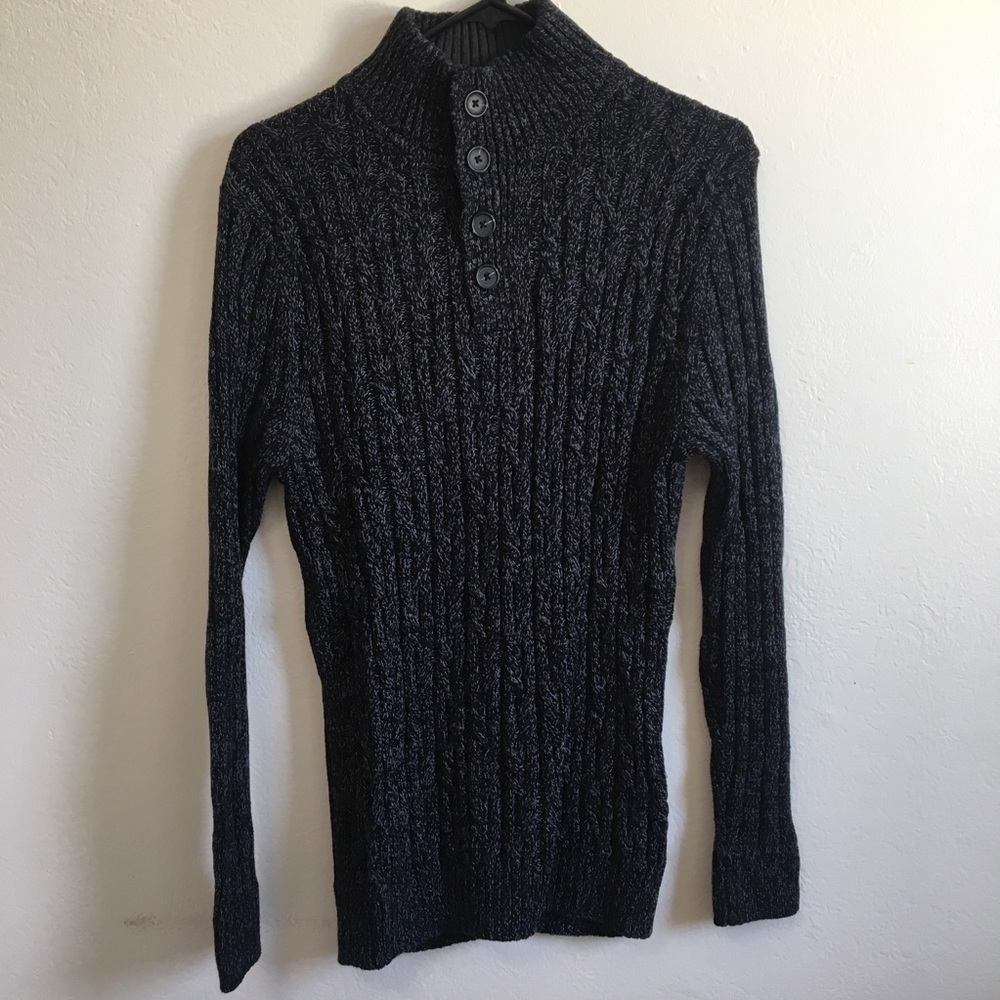 Tasso Elba grey turtleneck sweater